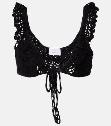 Cropped-Top aus Häkelstrick | Anna Kosturova