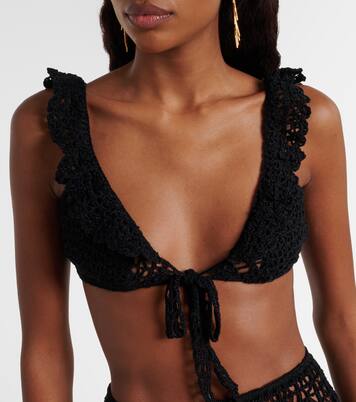 Cropped-Top aus Häkelstrick | Anna Kosturova
