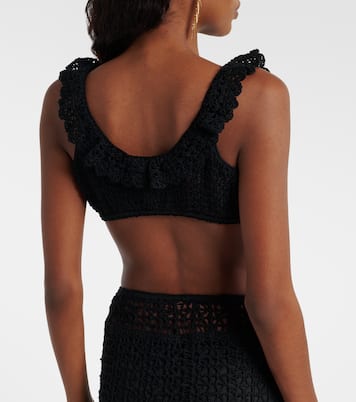 Cropped-Top aus Häkelstrick | Anna Kosturova