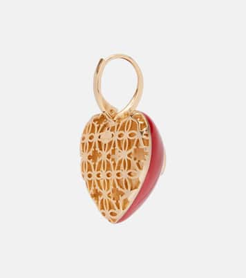 Cœur Royal VLogo enamel earrings | Valentino