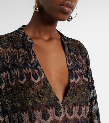 Lamé blouse | Missoni