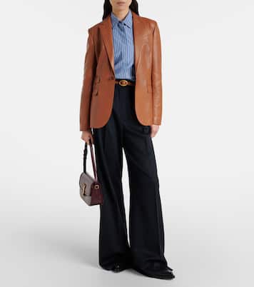 Blazer Parker in pelle | Ralph Lauren Collection