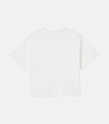 T-shirt DG in jersey di cotone | Dolce&Gabbana Kids