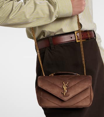 Lou Lou suede shoulder bag | Saint Laurent