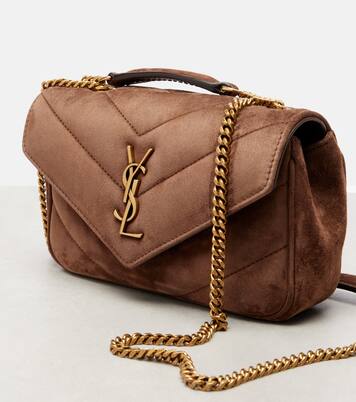 Lou Lou suede shoulder bag | Saint Laurent
