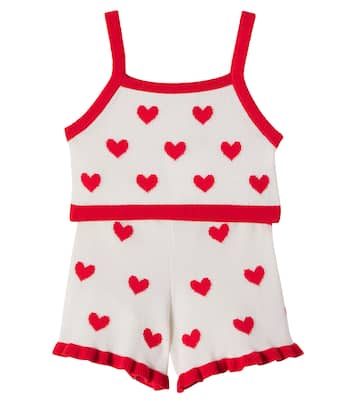 Maqui cotton crop top and shorts set | The New Society