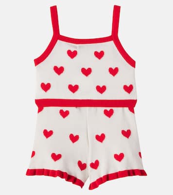 Maqui cotton crop top and shorts set | The New Society