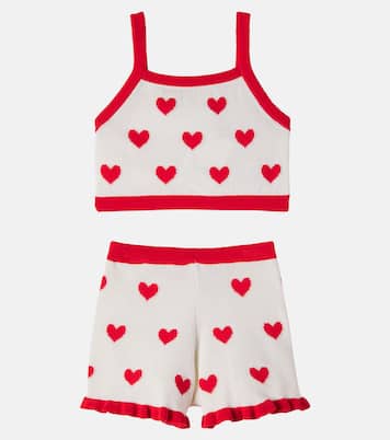 Maqui cotton crop top and shorts set | The New Society