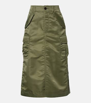 Midirock aus Canvas | Sacai