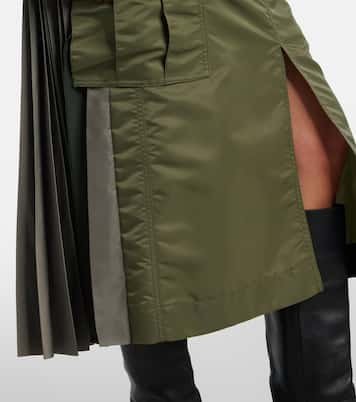 Midirock aus Canvas | Sacai