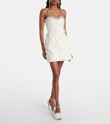 Sophie embellished lace minidress | Leo Lin