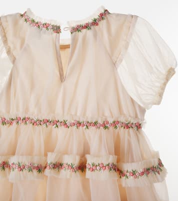 Joelle floral-appliqué tulle dress | Konges Sløjd