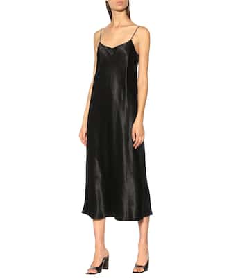 Robe midi en satin | Vince
