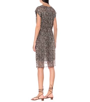 Regan leopard-print minidress | Velvet