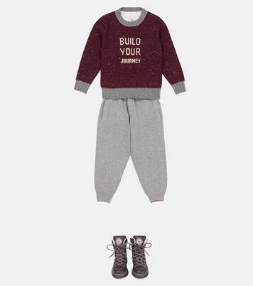 Pullover in lana e cashmere | Brunello Cucinelli Kids
