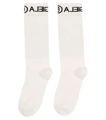 Calcetines en mezcla de algodón con logo | MM6 Maison Margiela Kids