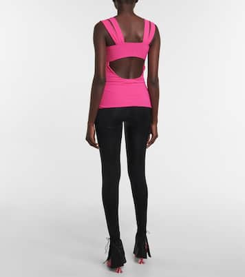 Cutout jersey top | Nensi Dojaka
