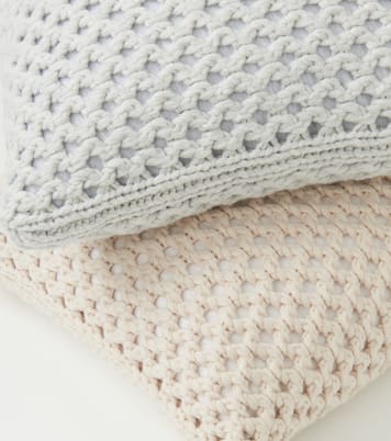 Cashmere and cotton cushion | Brunello Cucinelli
