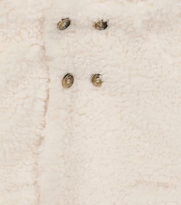 Faux shearling hooded coat | Tartine et Chocolat