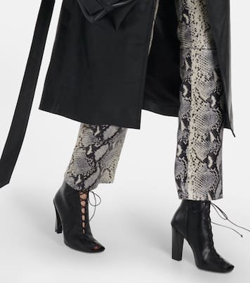 Ankle Boots Reese aus Leder | Victoria Beckham