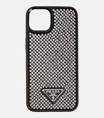 Custodia per iPhone 13 con cristalli | Prada