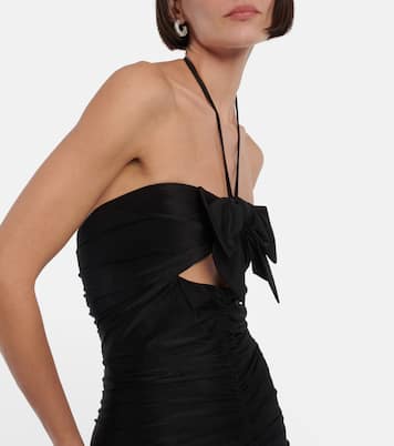 Halterneck jersey midi dress | Alexandre Vauthier