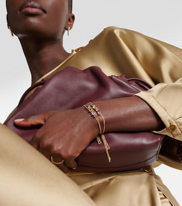 Bracelet chaîne réglable en or 14 ct avec pierres précieuses | Suzanne Kalan