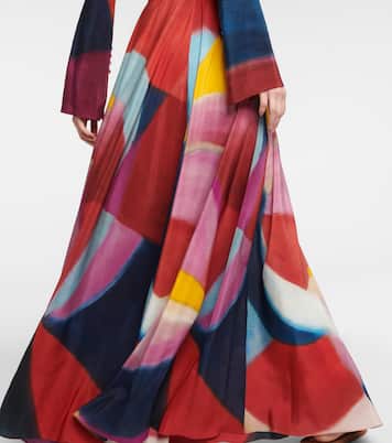 Bedrucktes Maxikleid aus Seide | Chloé