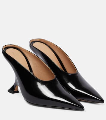 Mules Rocket en cuir verni | Bottega Veneta