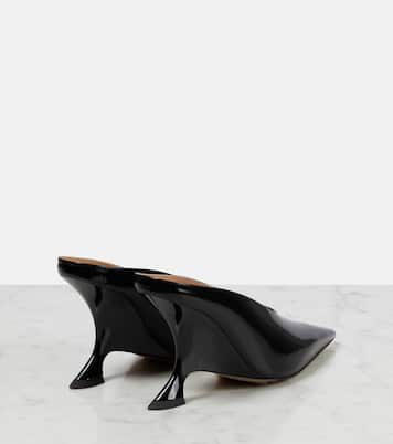 Mules Rocket en cuir verni | Bottega Veneta