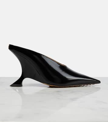 Mules Rocket en cuir verni | Bottega Veneta