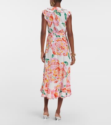 Aude floral midi dress | Poupette St Barth