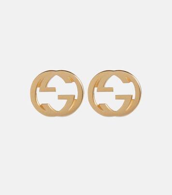 Boucles d’oreilles Interlocking G en or 18 carats | Gucci