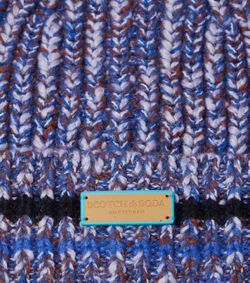 Intarsia cotton-blend beanie | Scotch & Soda Kids