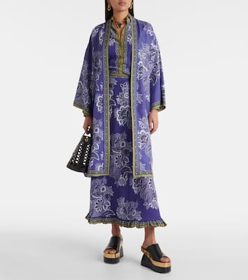 Kimono imprimé en soie | Etro