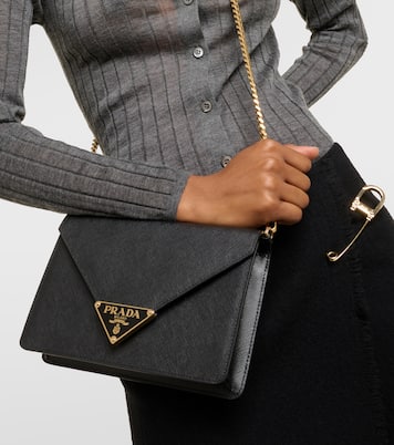 Borsa a tracolla Small in pelle | Prada