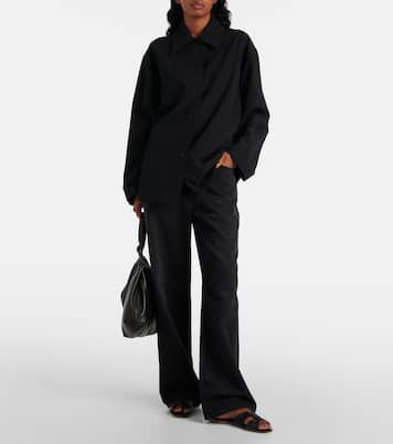 Pantoletten Soft Knot aus Satin | The Row