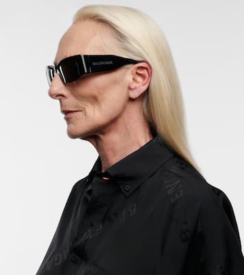 Gafas de sol rectangulares con logo | Balenciaga