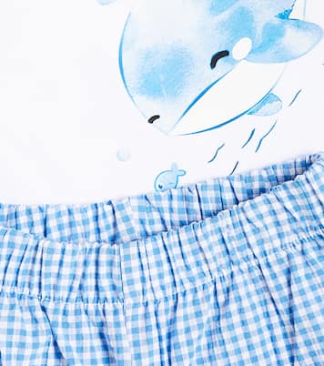 Bebé - set de camiseta y shorts algodón | Monnalisa