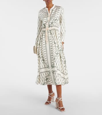 Bedrucktes Hemdblusenkleid aus Seiden-Twill | Tory Burch