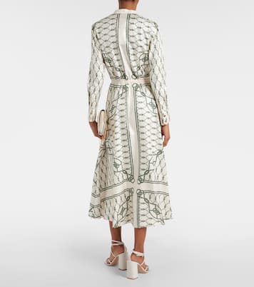 Bedrucktes Hemdblusenkleid aus Seiden-Twill | Tory Burch