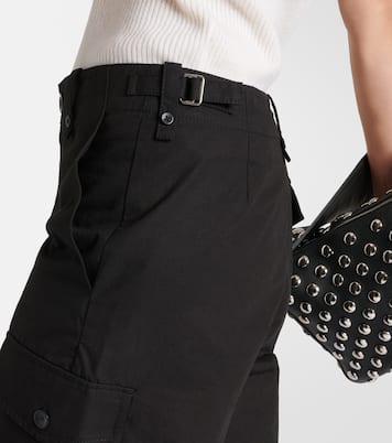 Pantalon droit White Label Octavia en coton et lin | Proenza Schouler
