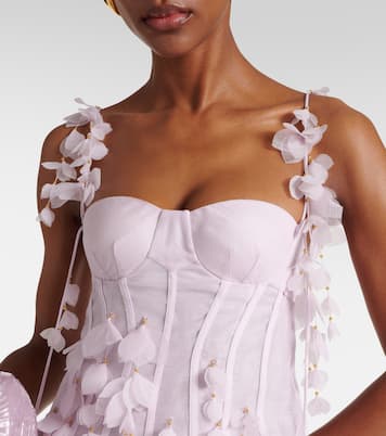 Abito midi in lino e seta | Zimmermann