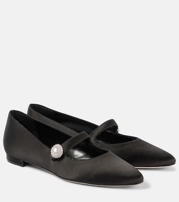 Ballerine Marijana in raso | Manolo Blahnik