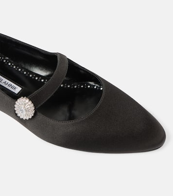Ballerine Marijana in raso | Manolo Blahnik