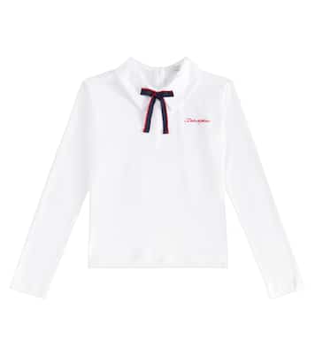 Camiseta de algodón bordada | Dolce&Gabbana Kids
