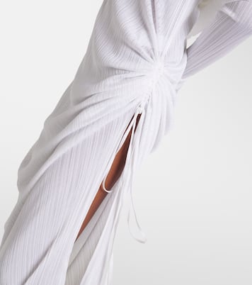 Abito lungo con scollo bardot | Alaïa