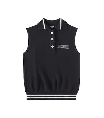 Pull sans manches en laine | Balmain Kids