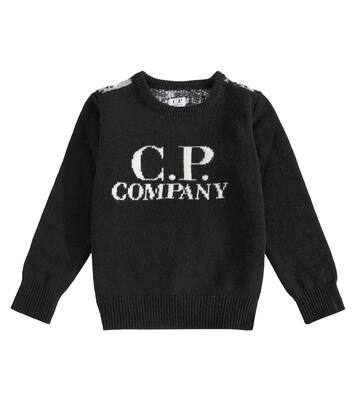 Logo wool-blend sweater | C.P. Company Kids