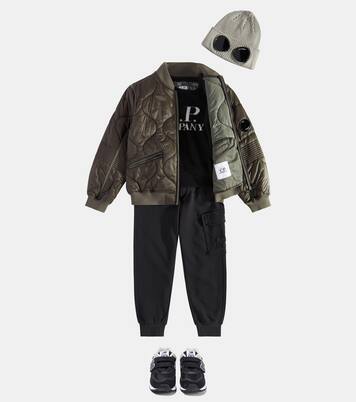 Logo wool-blend sweater | C.P. Company Kids